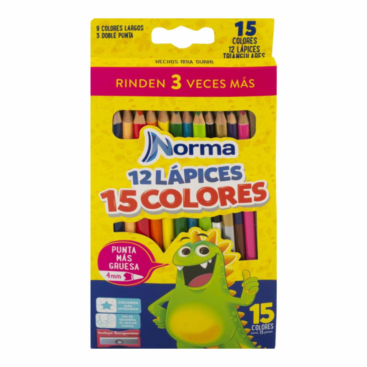 Caja de Colores x12 Norma